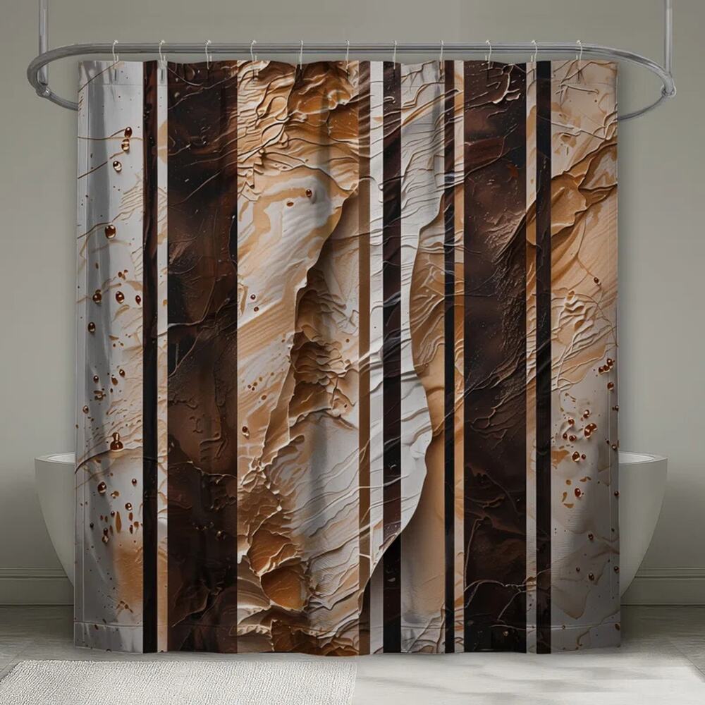 Vertical Stripes Shower Curtains
